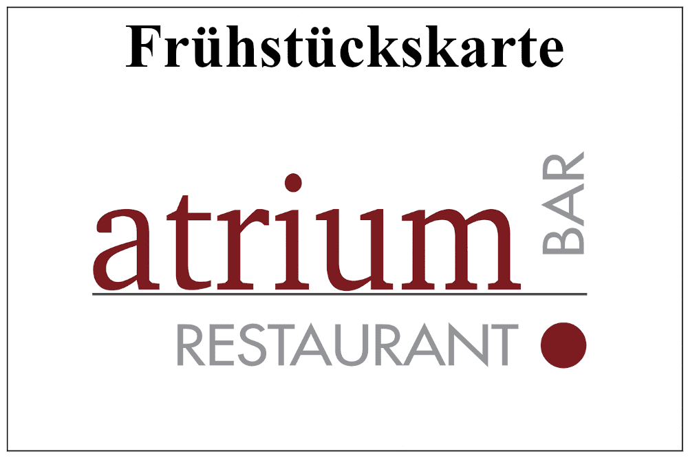 Frühstückskarte