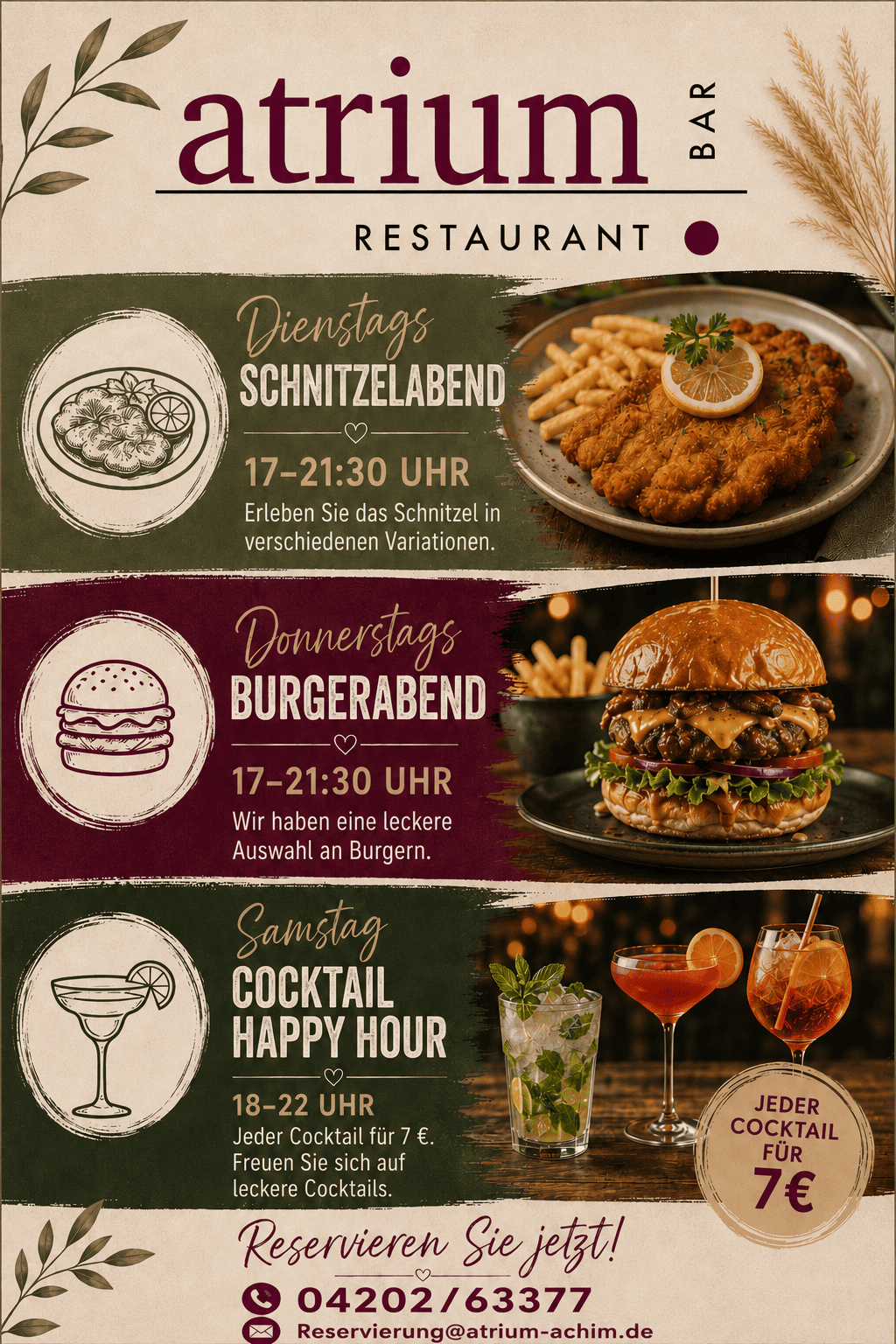 Atrium Achim | Bar - Restaurant